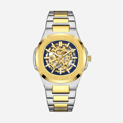 Aero Skeleton Stainless Steel Watch