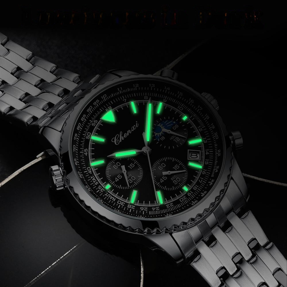 Midnight Navigator Chronograph Watch