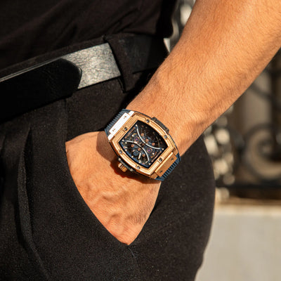 Apex Tonneau Skeleton Sport Watch