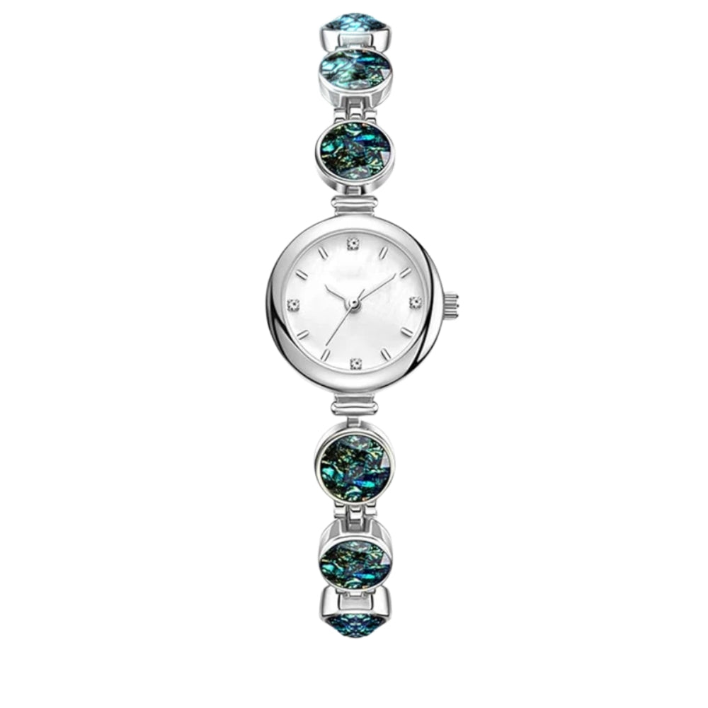 Ocean Gleam Gemstone Bracelet Watch