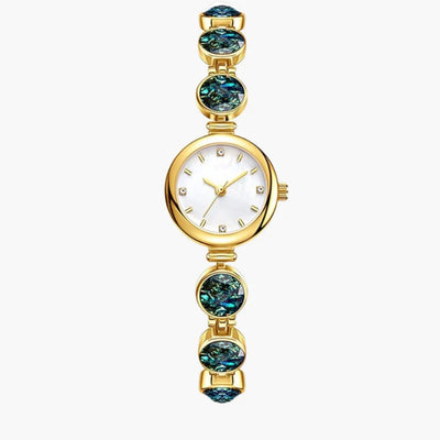 Ocean Gleam Gemstone Bracelet Watch