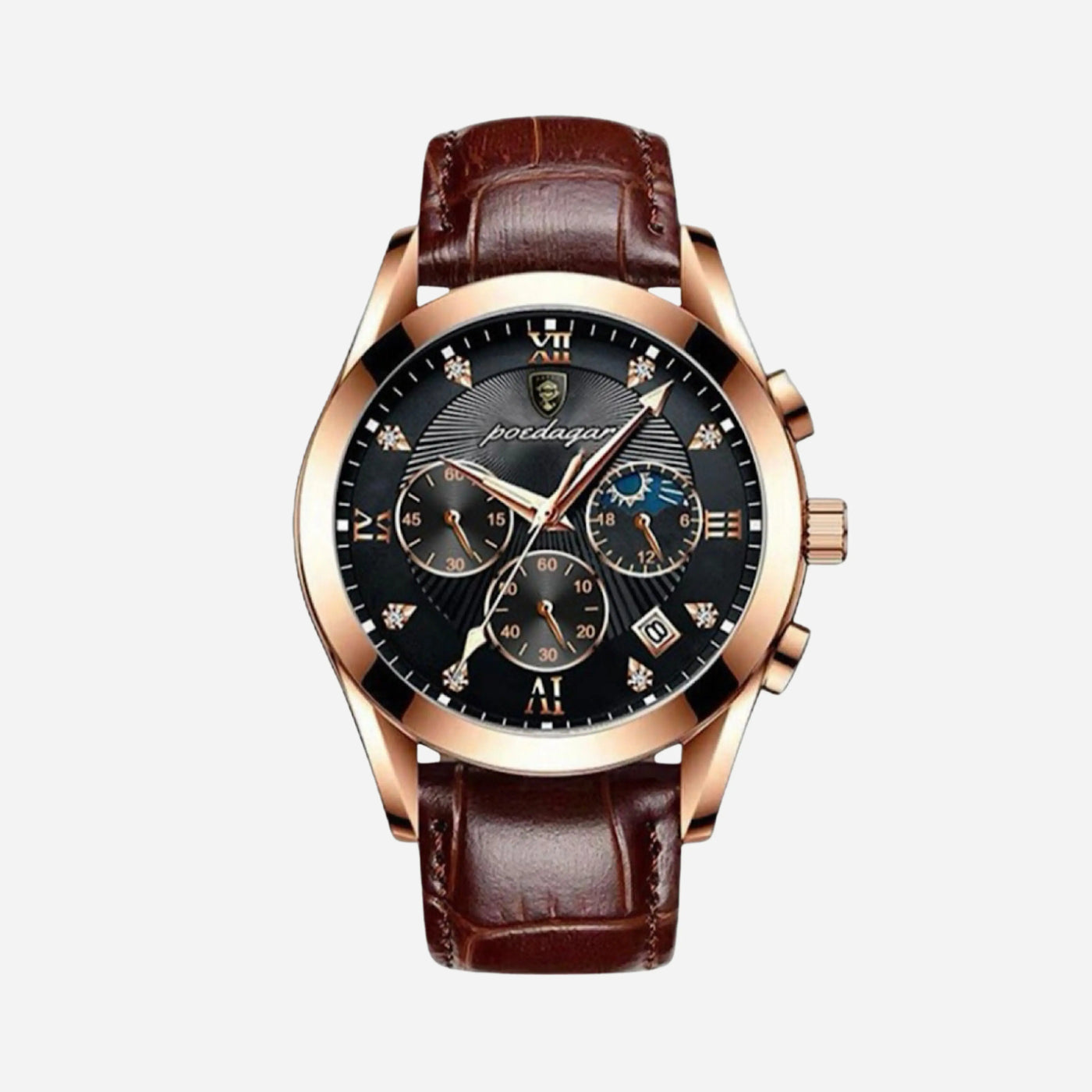 Regal Chronograph Leather Watch