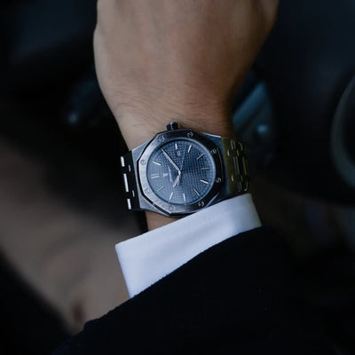 Apex Grid Stainless Steel Watch