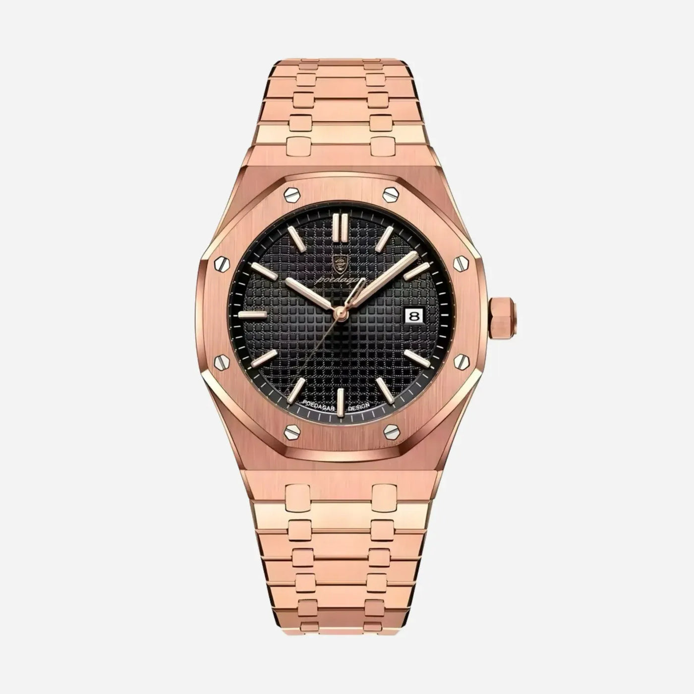 Apex Grid Stainless Steel Watch