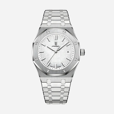 Apex Grid Stainless Steel Watch