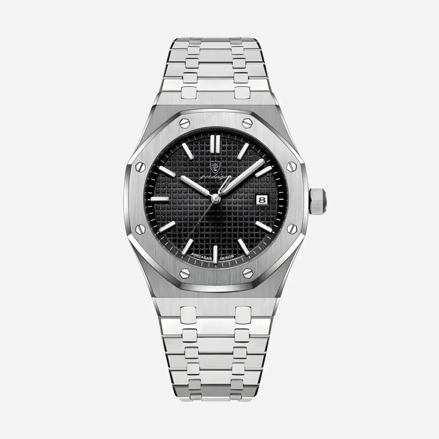 Apex Grid Stainless Steel Watch
