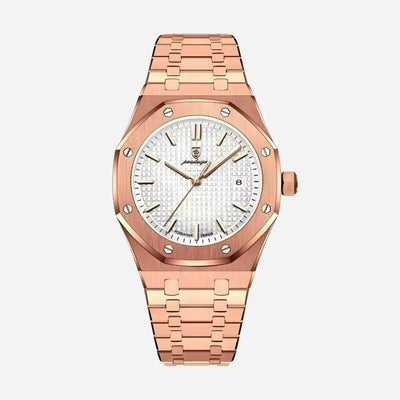 Apex Grid Stainless Steel Watch
